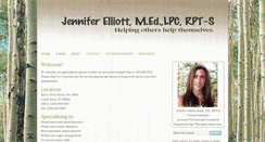 Desktop Screenshot of jenniferelliotttherapy.com